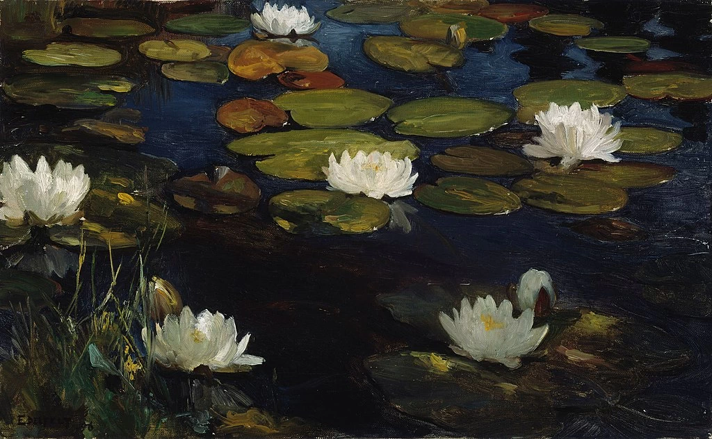 Albert Edelfelt - Ninfee, Museo d'arte Ateneum, Helsinki 1